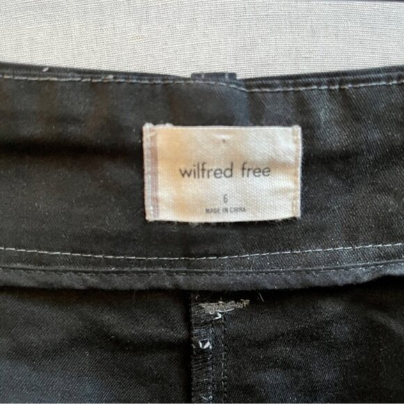 Wilfred Free Aritzia chivalry high-waisted tapered trouser pant Sz 6 - Picture 7 of 13